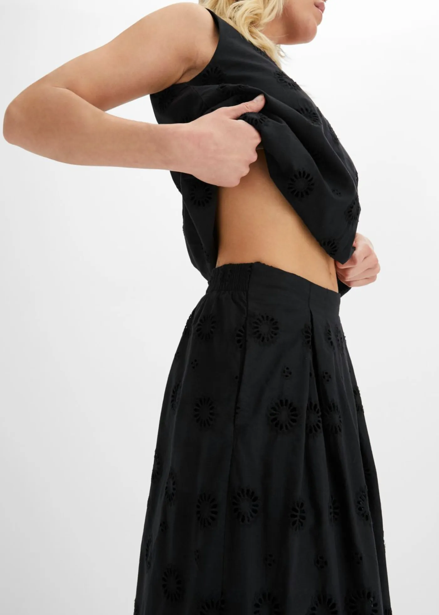 bonprix bonprix Faldas>Falda larga Negro