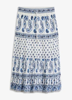 Mujer bonprix bonprix Falda larga de algodón puro