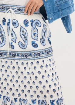 Mujer bonprix bonprix Falda larga de algodón puro