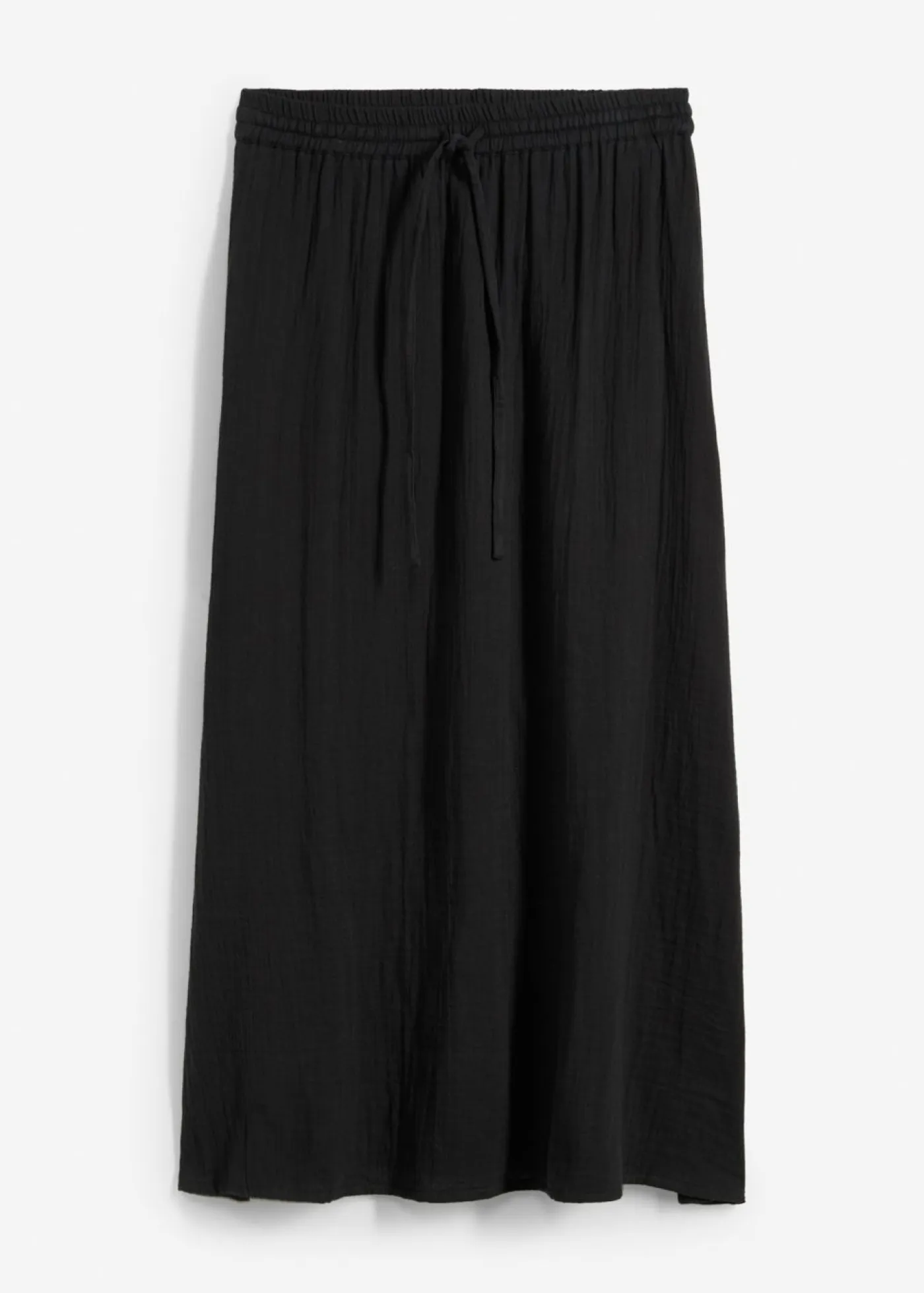 bonprix bonprix Faldas>Falda larga de muselina Negro