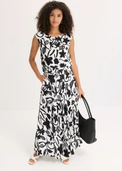 Mujer bonprix bonprix Falda larga de viscosa fluida