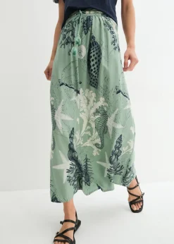 Mujer bonprix bonprix Falda larga de viscosa fluida