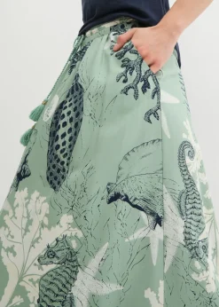 Mujer bonprix bonprix Falda larga de viscosa fluida