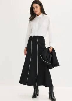 Mujer bonprix bonprix Falda larga elástica de bengalina