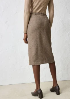 Mujer bonprix bonprix Falda lápiz con lana