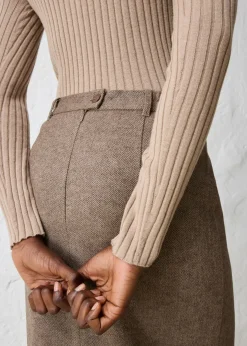 Mujer bonprix bonprix Falda lápiz con lana