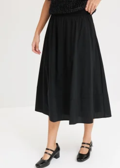 bonprix bonprix Faldas>Falda midi Negro