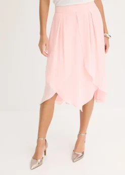 Mujer bonprix bonprix Falda midi con volantes