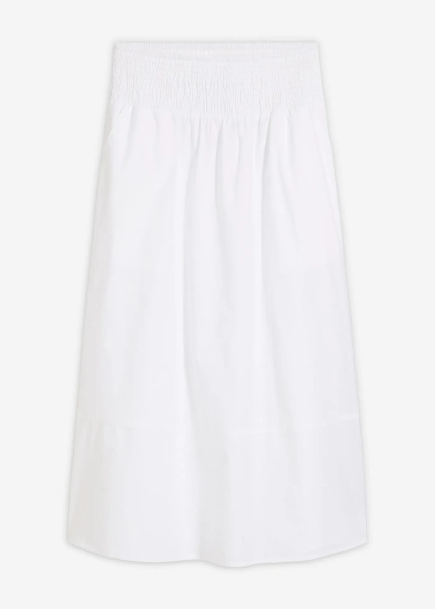 Mujer bonprix bonprix Falda midi de algodón puro