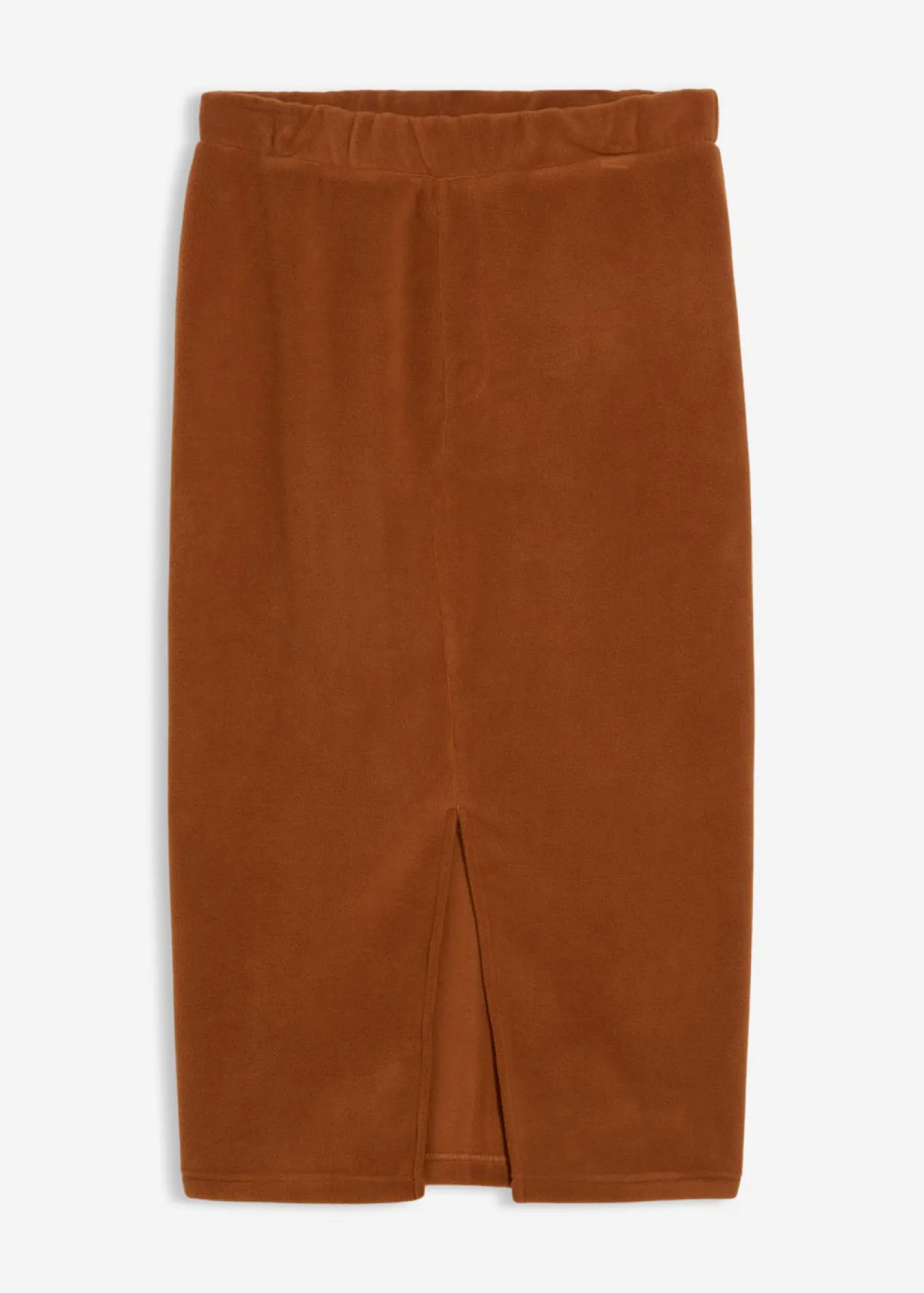 Mujer bonprix bonprix Falda midi de forro polar