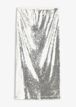 Mujer bonprix bonprix Falda midi de lentejuelas