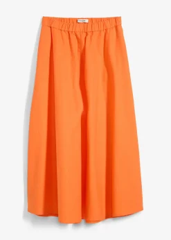 bonprix bonprix Faldas>Falda midi de mezcla de lino mango