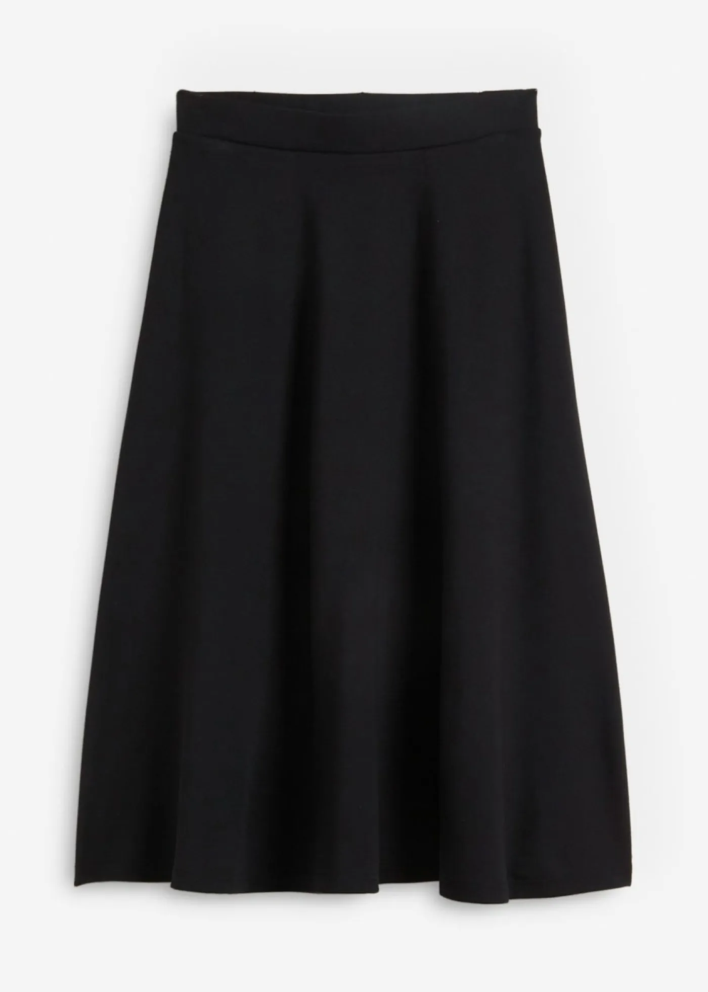 bonprix bonprix Faldas>Falda midi de Punto di Roma Negro