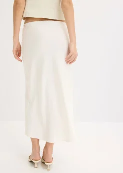 Mujer bonprix bonprix Falda midi de satén