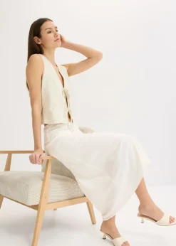 Mujer bonprix bonprix Falda midi de satén