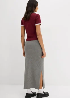 Mujer bonprix bonprix Falda midi de viscosa fluida