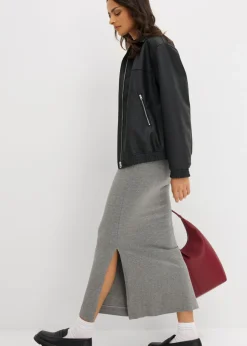 Mujer bonprix bonprix Falda midi de viscosa fluida