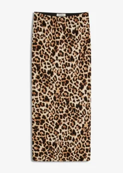 Mujer bonprix bonprix Falda midi de viscosa fluida