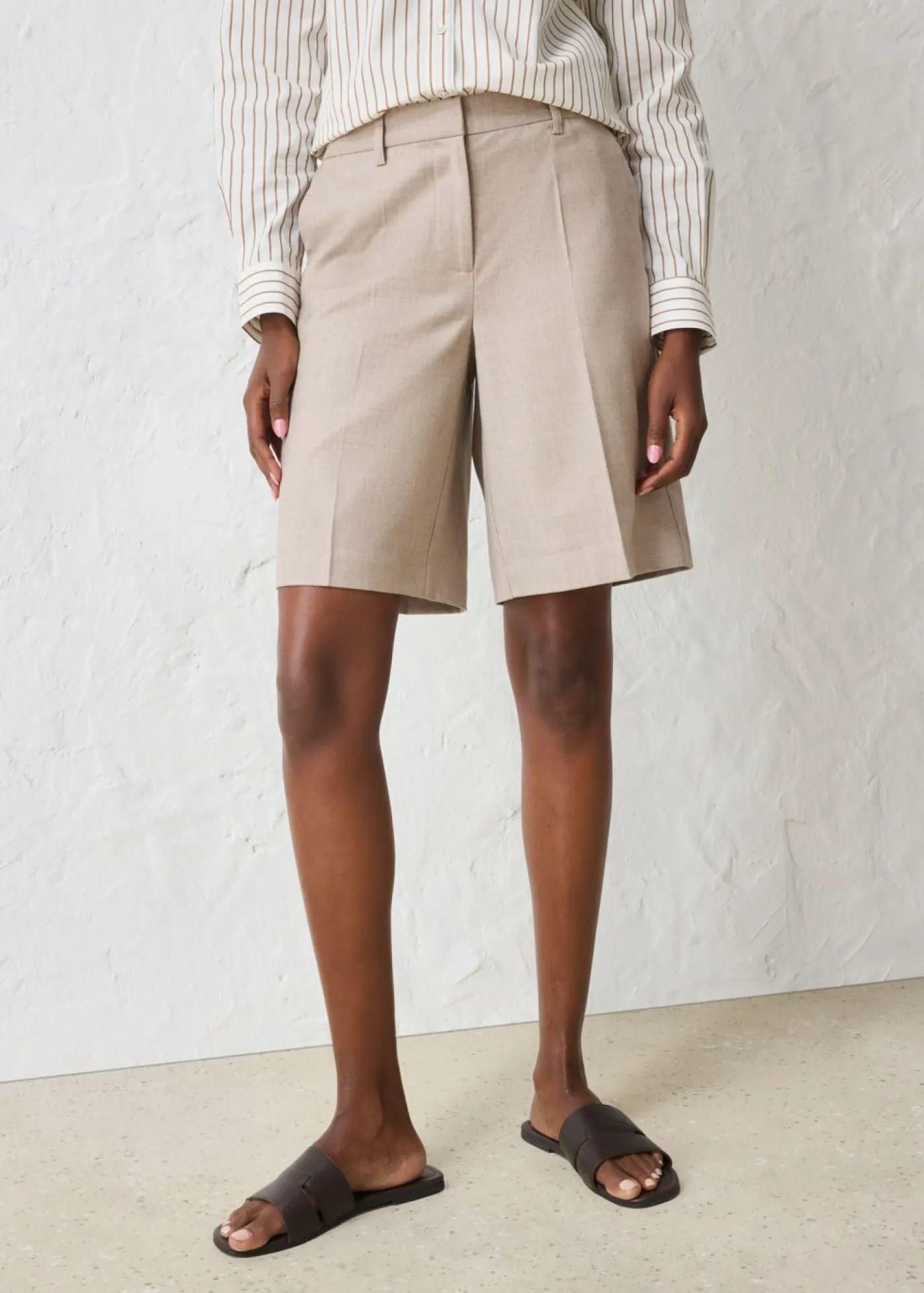 Mujer bonprix bonprix Falda pantalón con contenido de lana