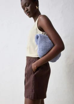 Mujer bonprix bonprix Falda pantalón de lino puro