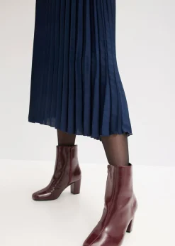 Mujer bonprix bonprix Falda plisada de satén fino