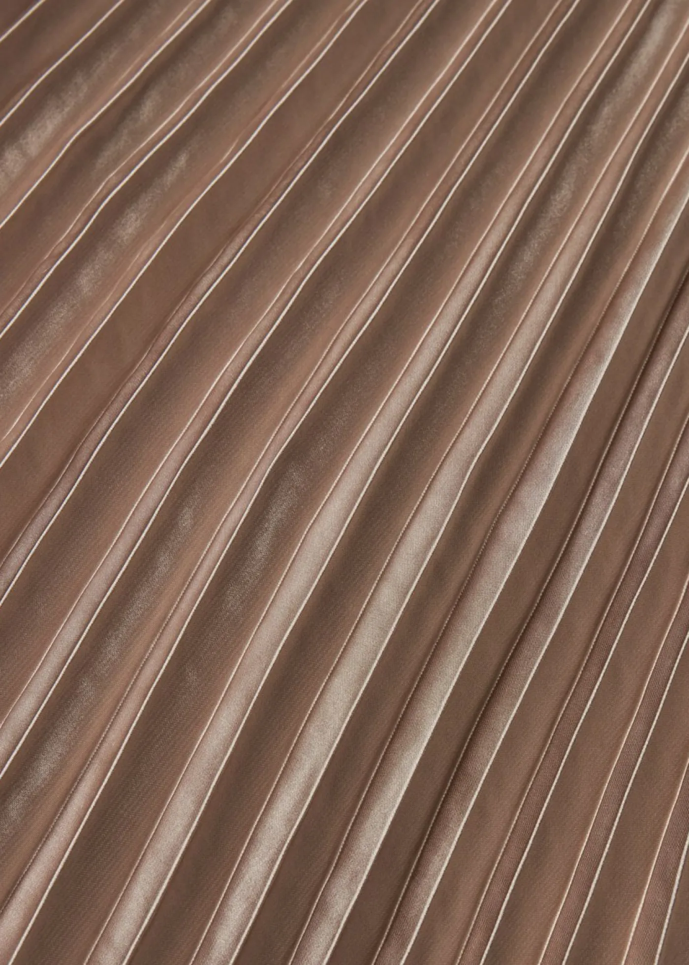 bonprix bonprix Faldas>Falda plisada de satén fino Piedra