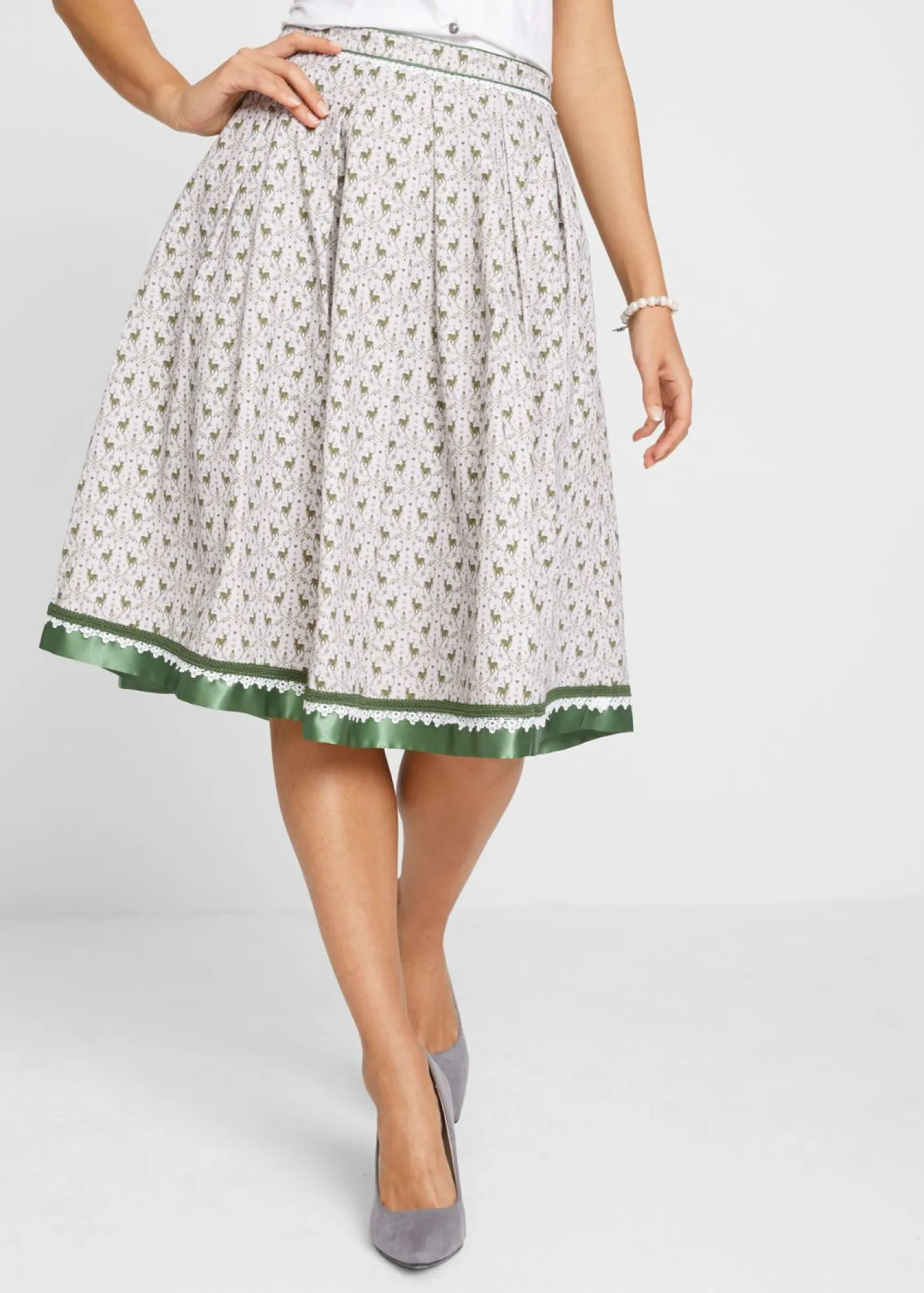 Mujer bonprix bonprix Falda tradicional hasta la rodilla