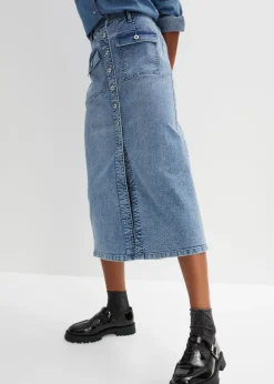 bonprix bonprix Faldas>Falda vaquera Denim claro