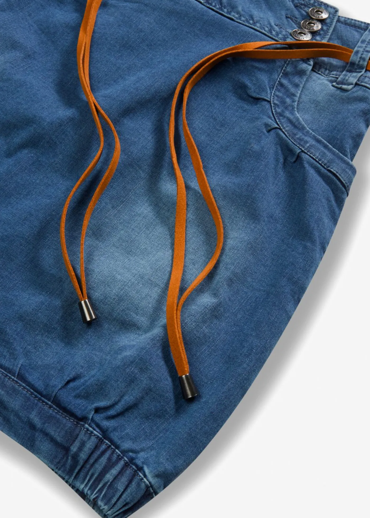 bonprix bonprix Faldas>Falda vaquera con cinturón Denim