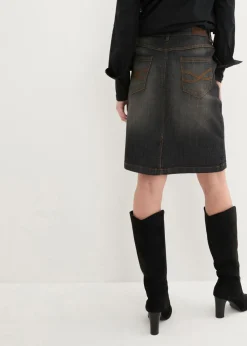 Mujer bonprix bonprix Falda vaquera elástica