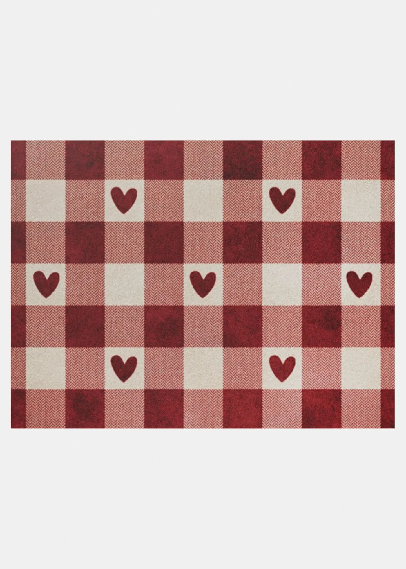 bonprix bonprix Muebles De Vestíbulo·Felpudos|Felpudos>Felpudo con corazones Rojo