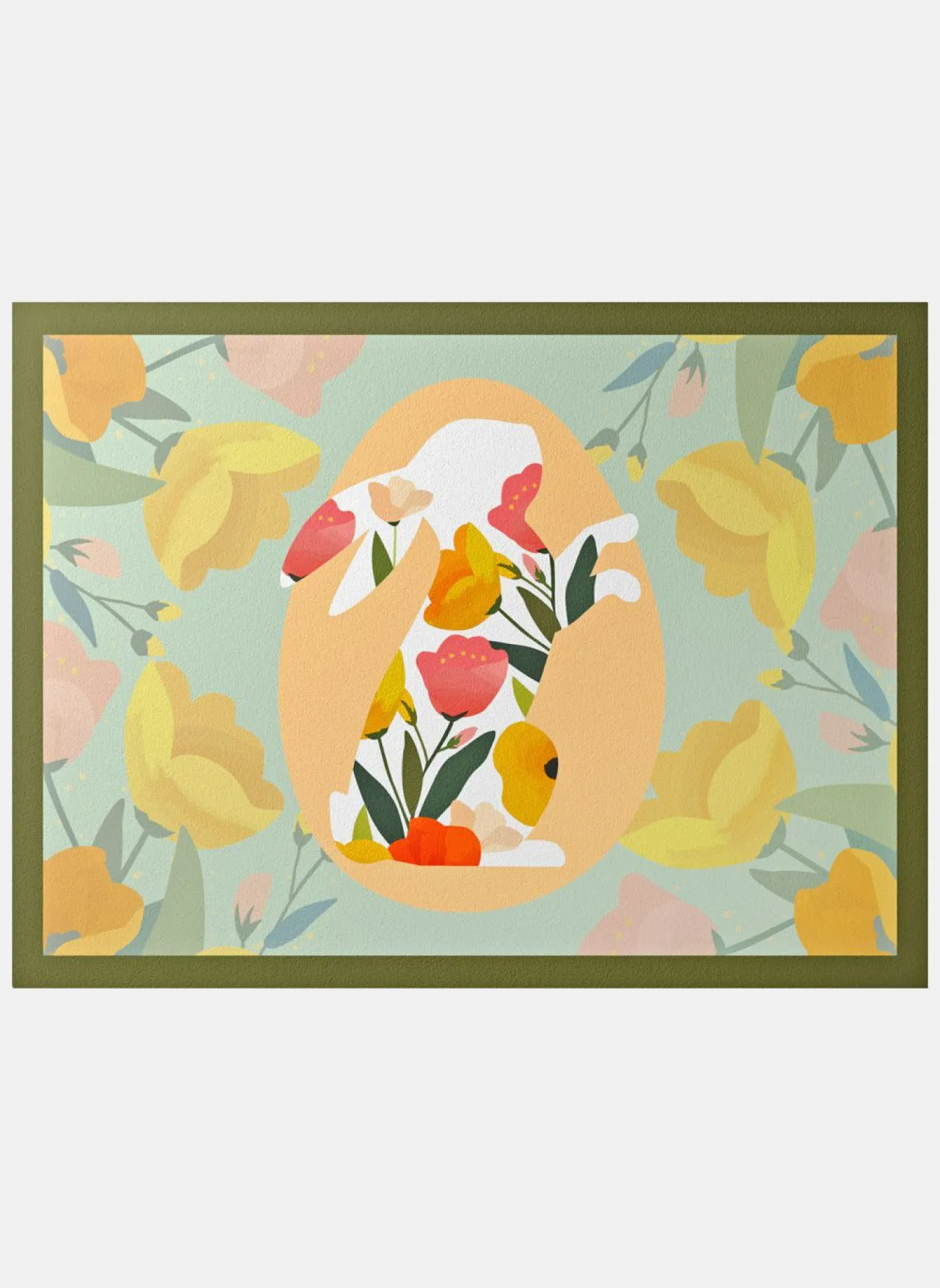 bonprix bonprix Felpudo con diseño de Pascua