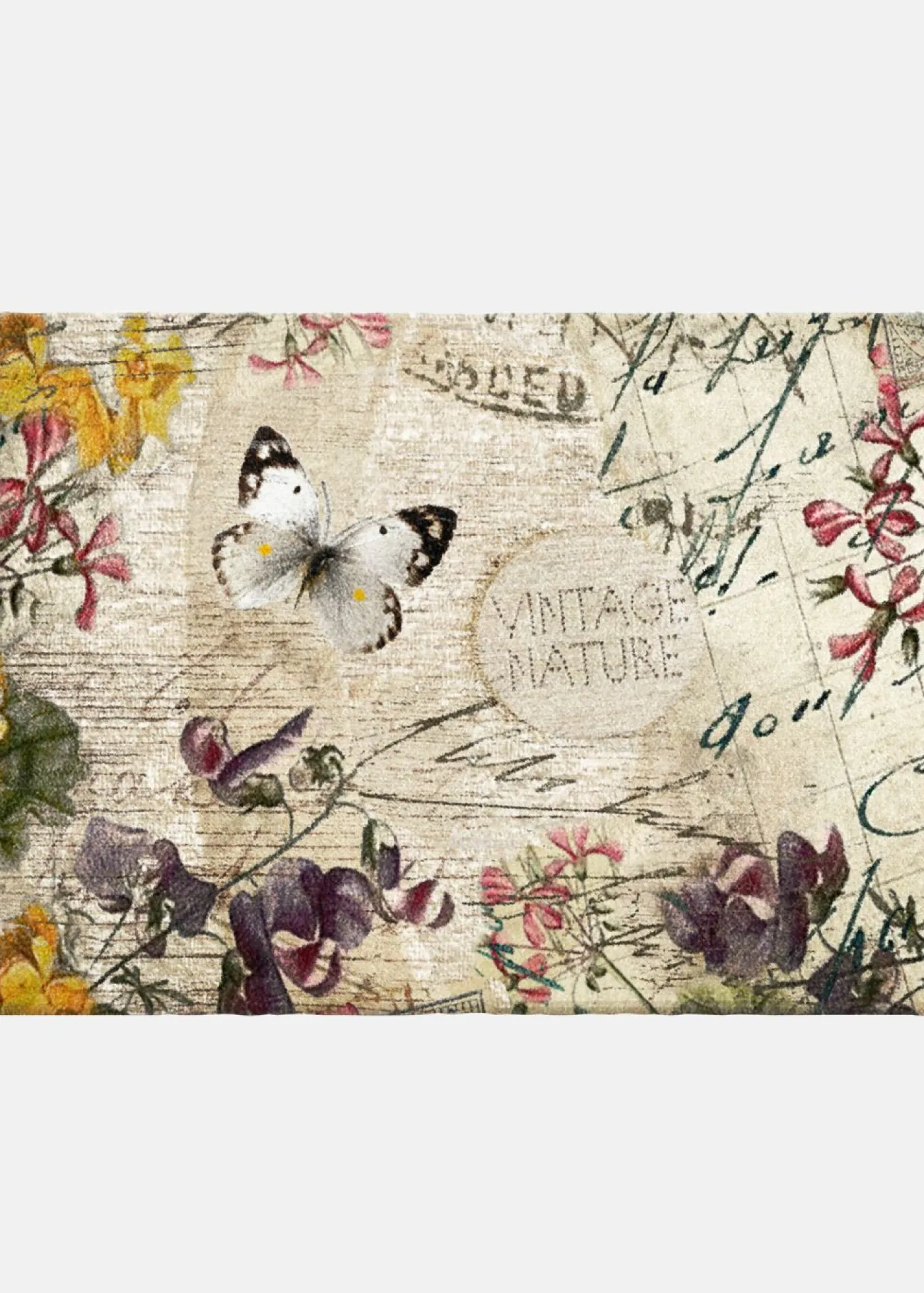 bonprix bpc living bonprix collection Muebles De Vestíbulo·Felpudos|Primavera>Felpudo con motivo de mariposas Crema