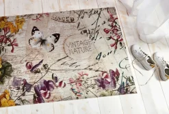 bonprix bpc living bonprix collection Muebles De Vestíbulo·Felpudos|Primavera>Felpudo con motivo de mariposas Crema