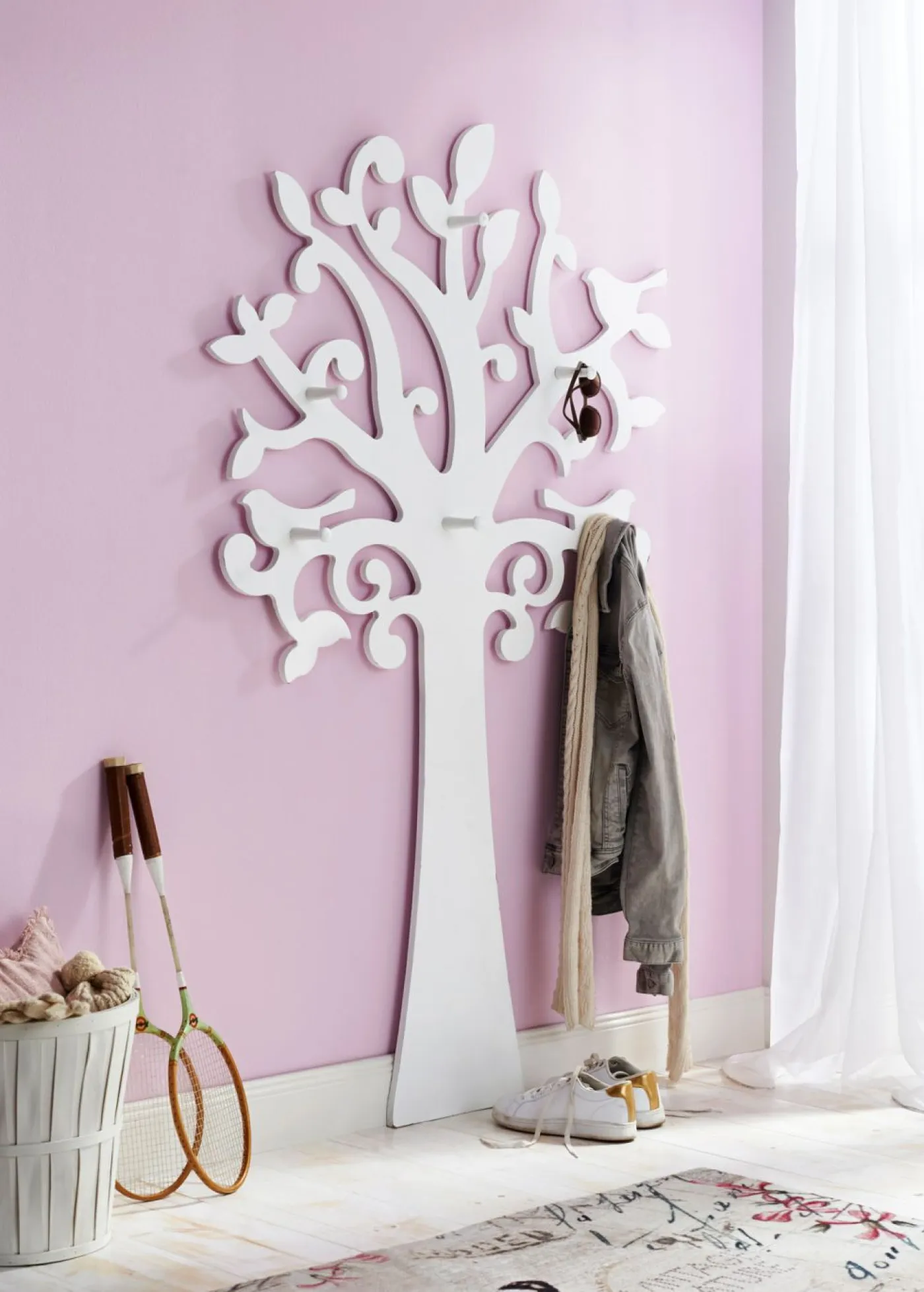 bonprix bpc living bonprix collection Muebles De Vestíbulo·Felpudos|Primavera>Felpudo con motivo de mariposas Crema