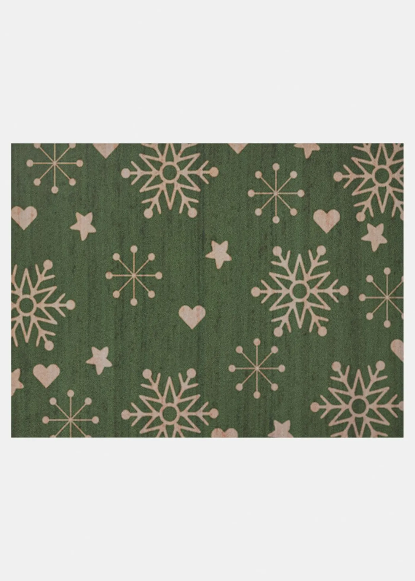 bonprix bonprix Muebles De Vestíbulo·Felpudos|Felpudos>Felpudo con motivo invernal verde-crudo