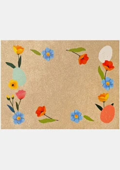 bonprix bonprix Muebles De Vestíbulo·Felpudos|Primavera>Felpudo lavable con diseño primaveral Multicolor estampado