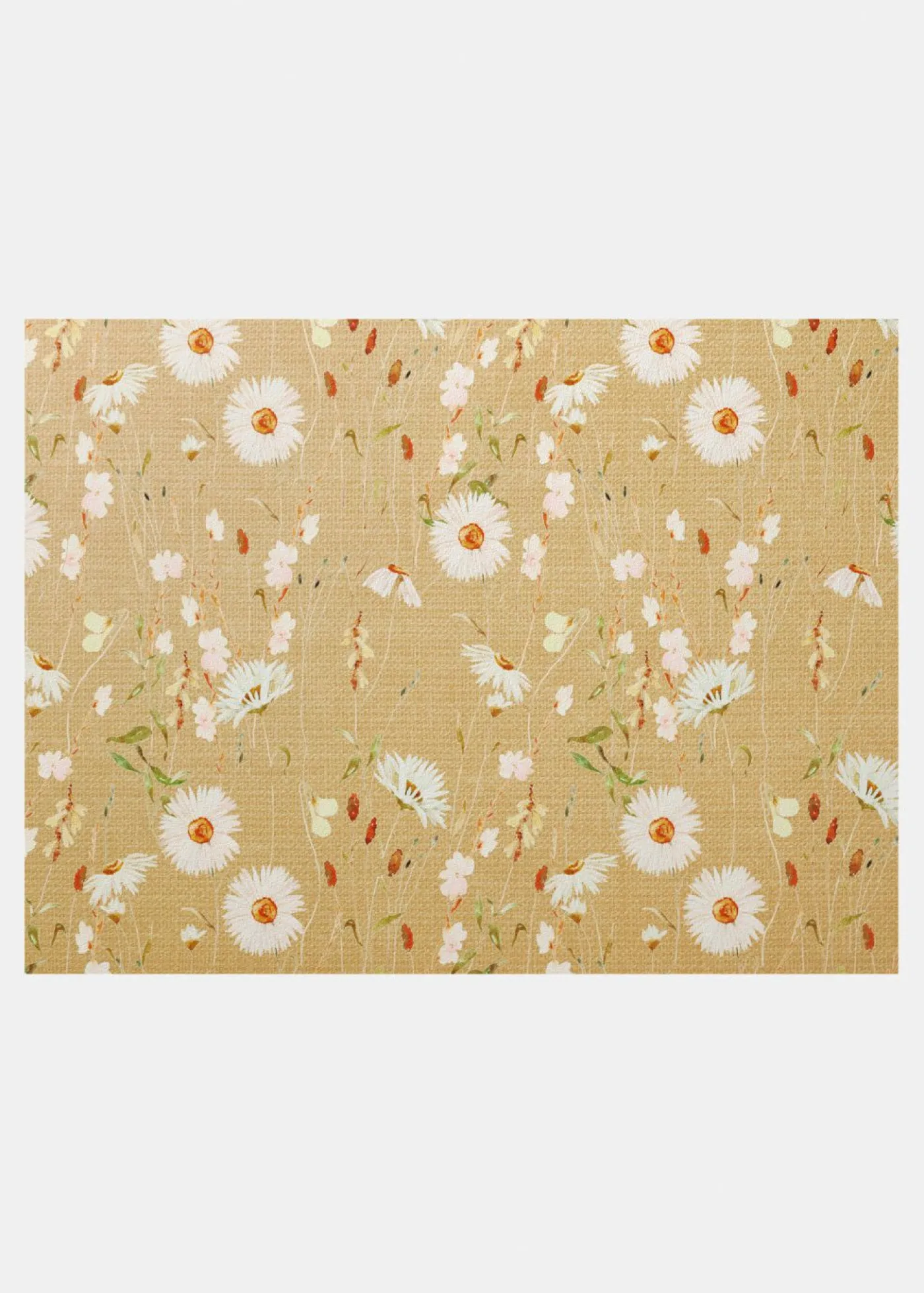 bonprix bonprix Felpudo lavable con diseño de flores