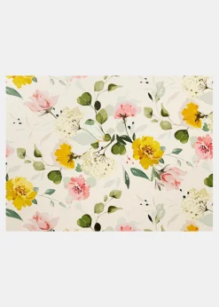 bonprix bonprix Felpudo lavable con estampado de flores