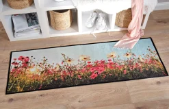 bonprix bonprix Felpudo lavable con flores