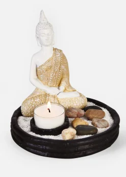 bonprix bonprix Figura decorativa de Buda con vela