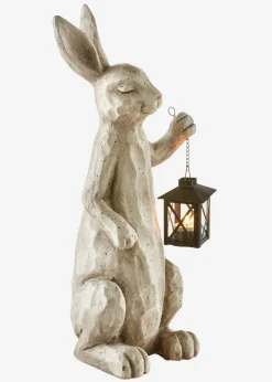 bonprix bpc living bonprix collection Figura decorativa de conejo con linterna