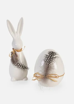 bonprix bonprix Figuras decorativas de conejito y huevo (2 piezas)