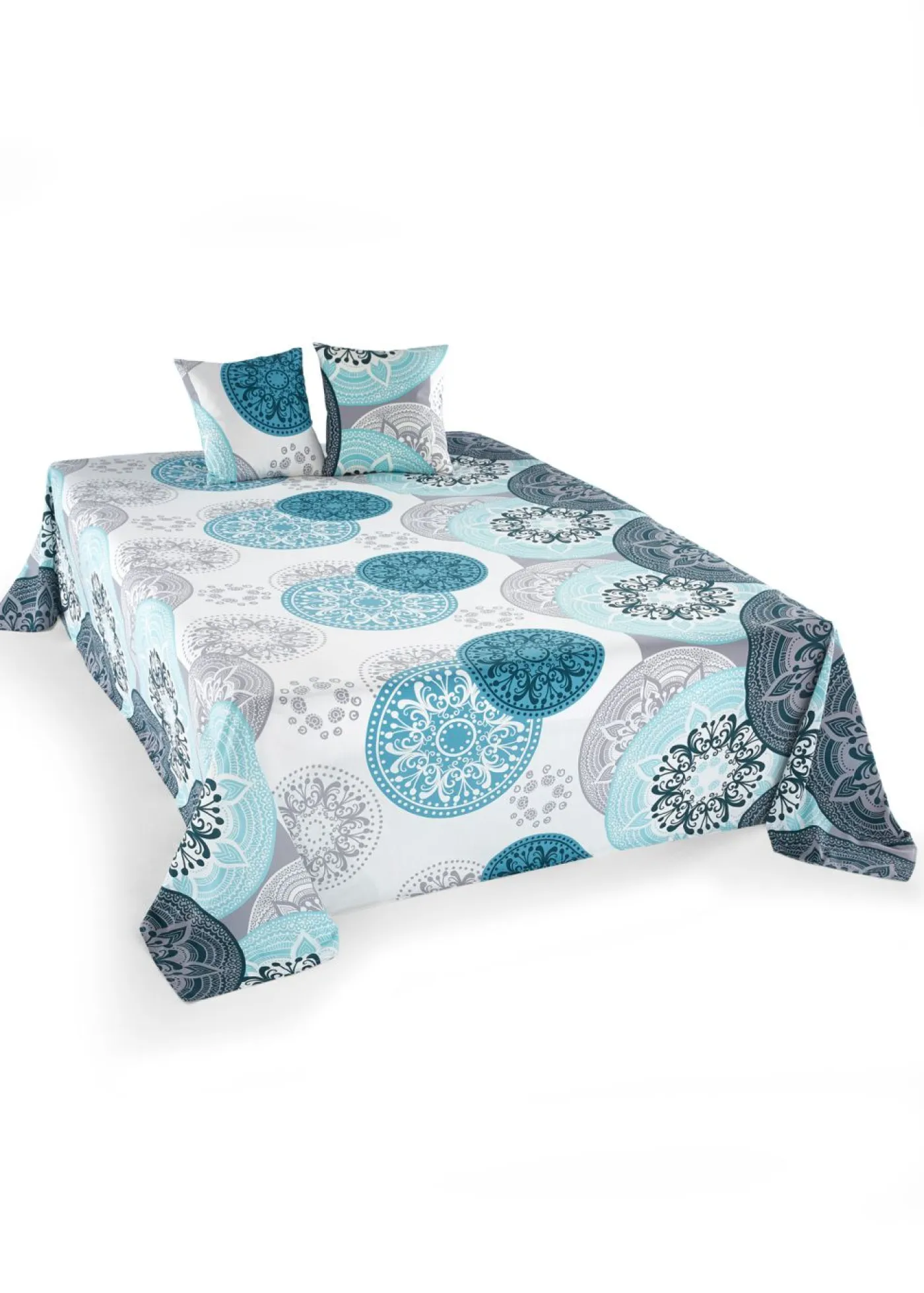 bonprix bonprix Muebles De Dormitorio·Fundas Y Cojines|Muebles De Sala De Estar·Cojines Decorativos>Funda de cojín con decoración (2 unidades) Petróleo-menta