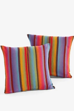 bonprix bonprix Muebles De Dormitorio·Fundas Y Cojines|Muebles De Sala De Estar·Cojines Decorativos>Funda de cojín con rayas (2 unidades) multicolor con rayas