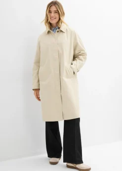 Mujer bonprix bonprix Gabardina de botonera sencilla
