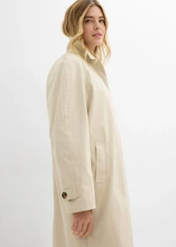 Mujer bonprix bonprix Gabardina de botonera sencilla