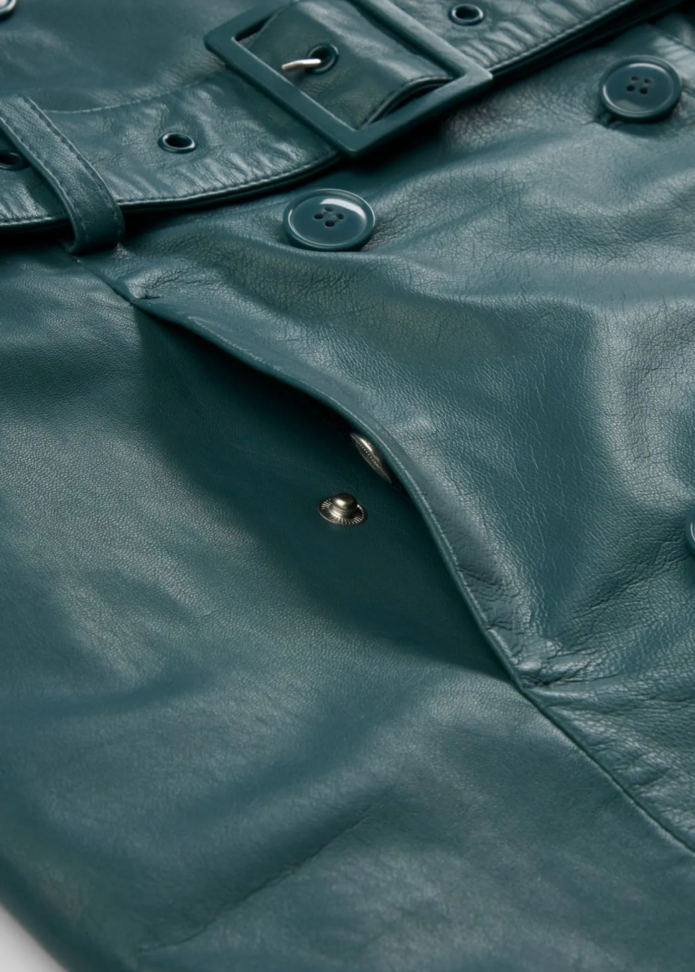bonprix bonprix Premium|Chaquetas Y Abrigos>Gabardina de napa de cordero verde pimiento