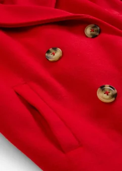 bonprix bonprix Chaquetas Y Abrigos>Gabardina holgada con aspecto de lana fresa