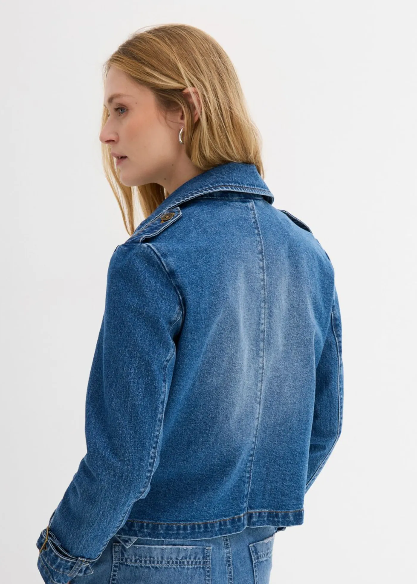 bonprix bonprix Chaquetas Y Abrigos>Gabardina vaquera azul claro denim